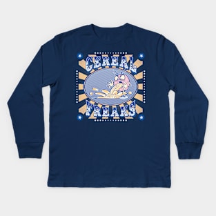 Cereal Freaks Kids Long Sleeve T-Shirt